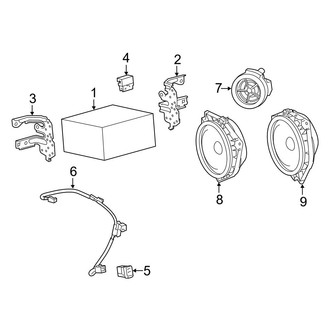 Toyota OE - Instrument Panel - Sound System