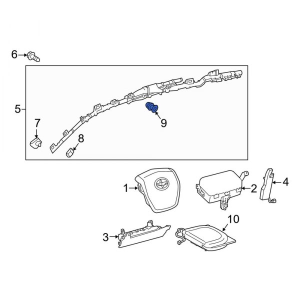 Curtain Air Bag Clip