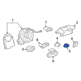 Toyota OE - Rear Air Bag Impact Sensor