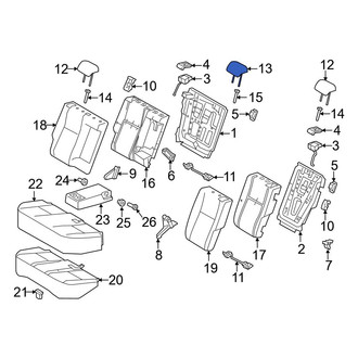 Toyota OE - Rear Center Headrest