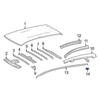 Toyota OE - Roof Drip Molding Clip