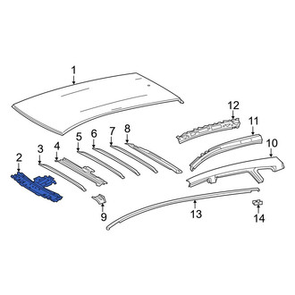 Toyota OE - Front Roof Header Panel
