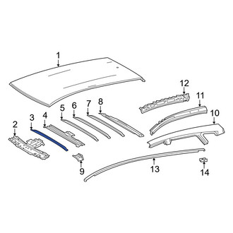Toyota OE - Front Roof Bow