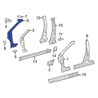 Toyota OE - Left Inner Body A-Pillar