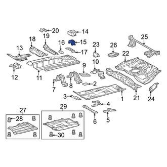 Toyota OE - Lower Floor Pan Reinforcement