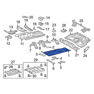 Toyota OE - Left Floor Pan