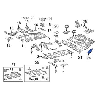Toyota OE - Left Seat Belt Reinforcement