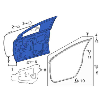 Toyota OE - Front Left Door Shell
