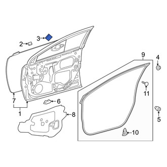 Toyota OE - Door Shell Insulator