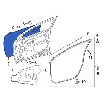 Toyota OE - Front Left Outer Door Outer Panel
