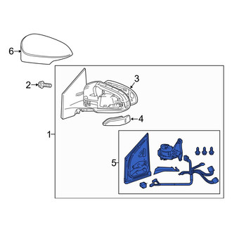 Toyota OE - Front Left Door Mirror Drive Motor