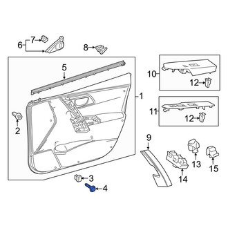 Toyota OE - Door Interior Trim Panel Screw