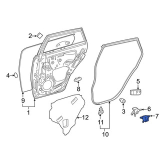 Toyota OE - Left Inner Door Shell