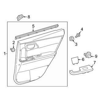 Toyota OE - Rear Door - Interior Trim