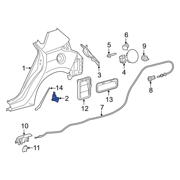 Quarter Panel Bracket