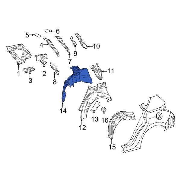 Wheel Housing Side Panel