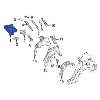 Toyota OE - Rear Left Upper Inner Quarter Panel