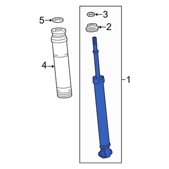 Toyota OE - Rear Suspension Shock Absorber