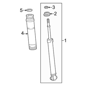 Toyota OE - Rear Suspension - Shocks & Components