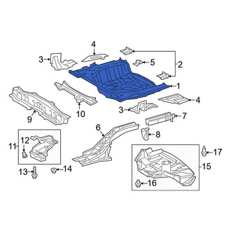 Toyota OE - Rear Floor Pan