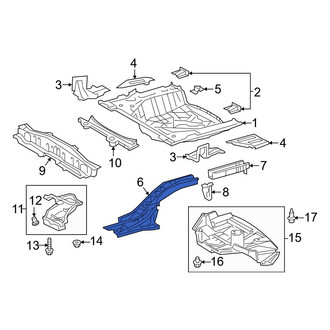 Toyota OE - Rear Left Frame Side Member