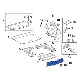Toyota OE - Rear Rear Body Panel Trim Panel
