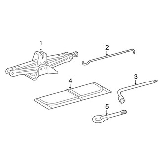 Toyota OE - Rear Body & Floor - Jack & Components
