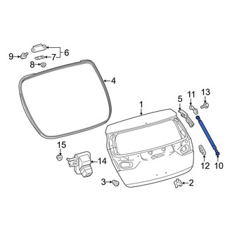 Toyota OE - Left Liftgate Lift Support