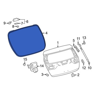 Toyota OE - Rear Hatch Seal