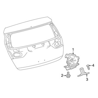 Toyota OE - Lift Gate - Lock & Hardware