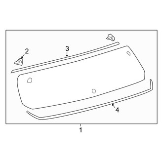 Toyota OE - Lift Gate - Glass