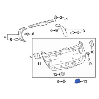 Toyota OE - Rear Liftgate Pull Handle