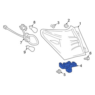Toyota OE - Right Tail Light Bracket