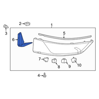 Toyota OE - Left Spoiler Bracket