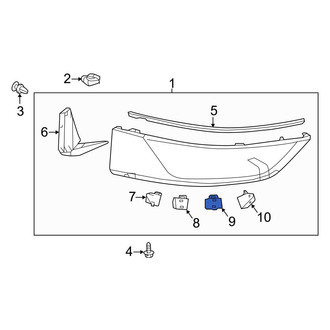 Toyota OE - Left Spoiler Bracket