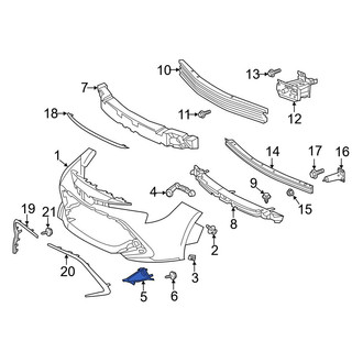 Toyota OE - Front Right Fog Light Trim