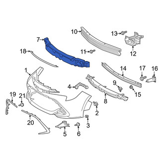 Toyota OE - Front Upper Bumper Impact Absorber