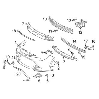 Toyota OE - Front Bumper & Grille - Bumper & Components (Hatchback)