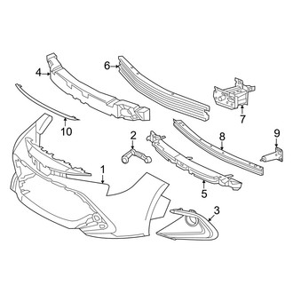 Toyota OE - Front Bumper & Grille - Bumper & Components (Hatchback)