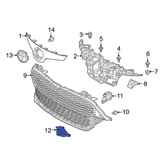 Toyota OE - Front Grille Molding