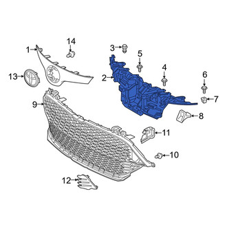 Toyota OE - Front Grille Reinforcement