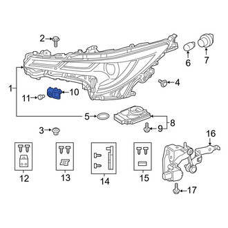 Toyota OE - Right Headlight Bracket