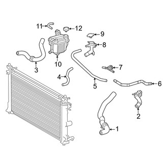 Toyota OE - Cooling - Radiator & Components (Reservoir & Hoses), (Hatchback)