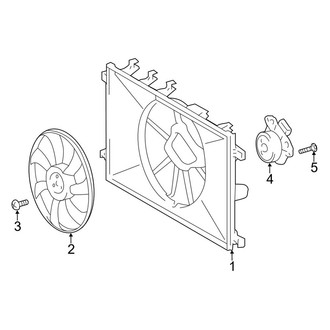 Toyota OE - Cooling Fan (Hatchback)
