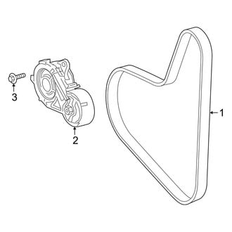 Toyota OE - Cooling - Belts & Pulleys (SE / SE Nightshade / XSE Hatchback)