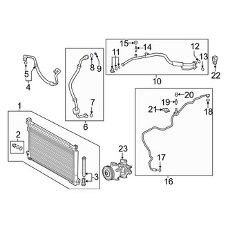 Toyota OE - A/C Refrigerant Line O-Ring