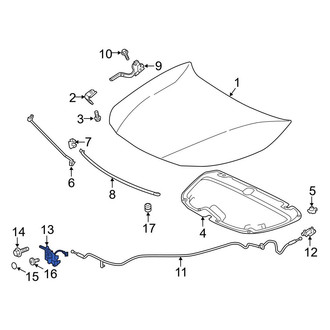 Toyota OE - Front Hood Latch
