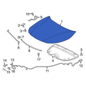 Toyota OE - Front Hood Panel