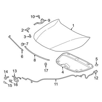 Toyota OE - Hood & Components (Hatchback)