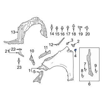 Toyota OE - Fender Clip